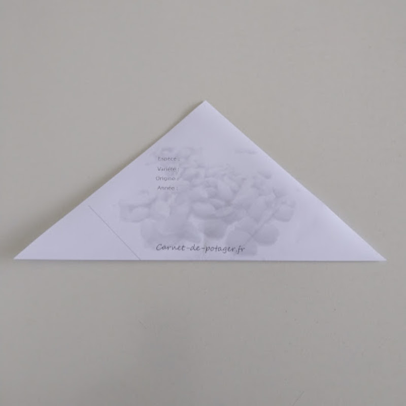 Pochette en origami
