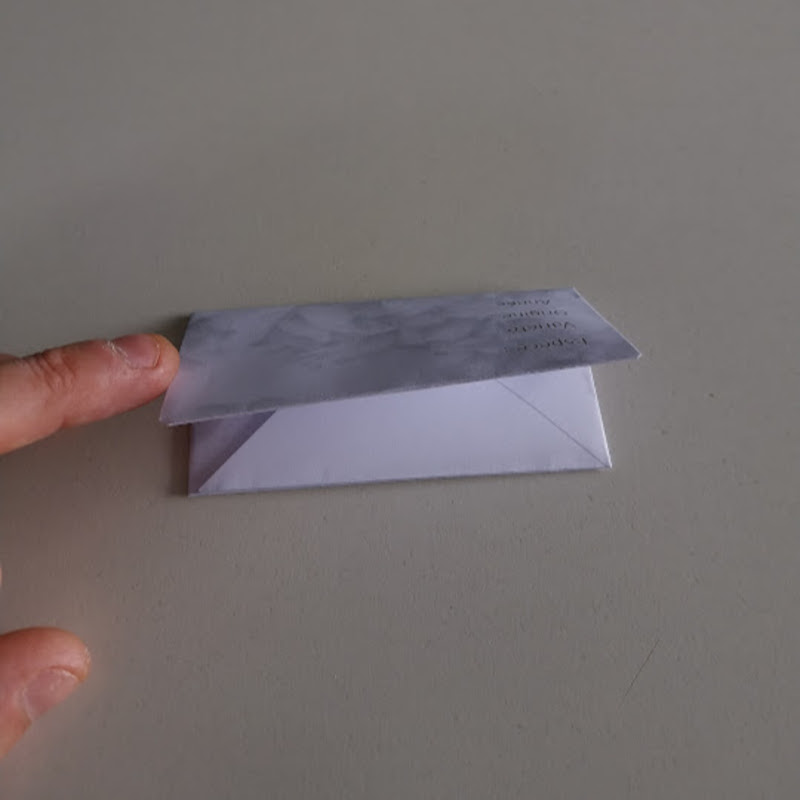 Pochette en origami